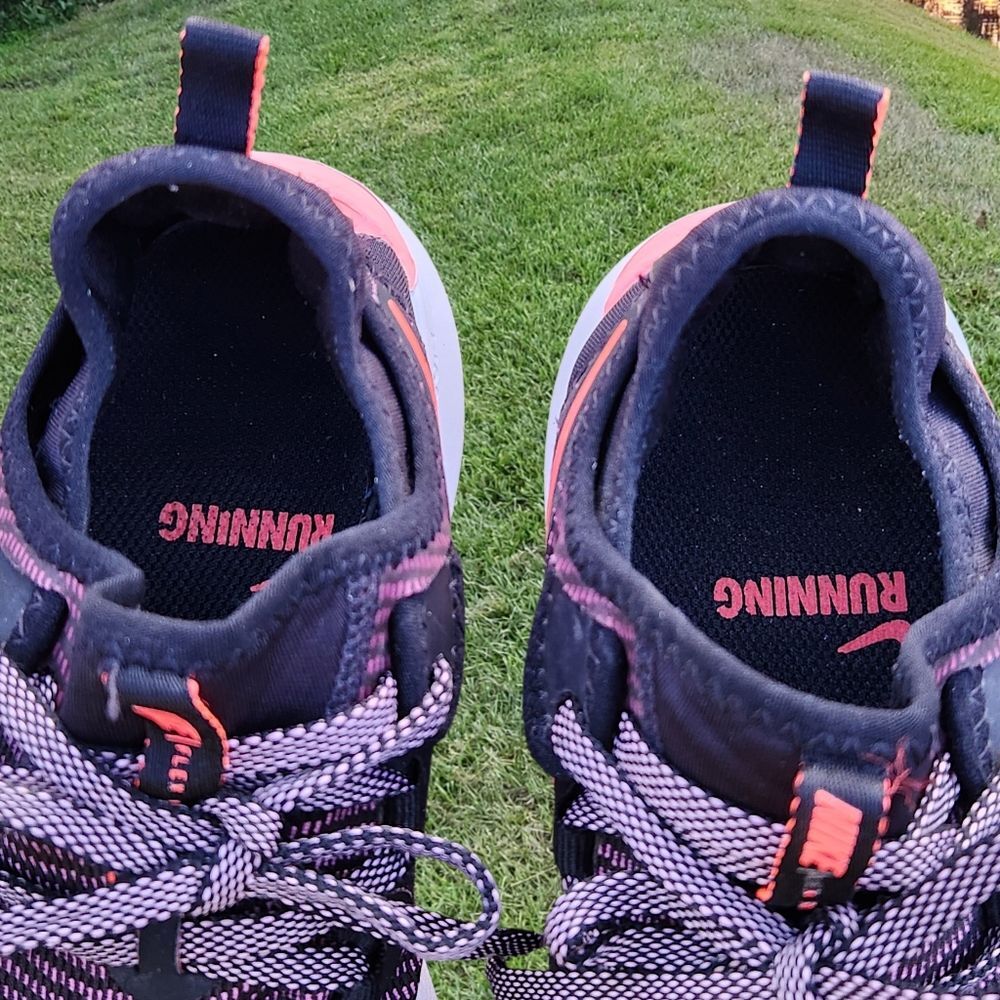 Nike Women's Flex Running Black Pink Knit Upper Sneakers Size 6.5 - Picture 8 of 13